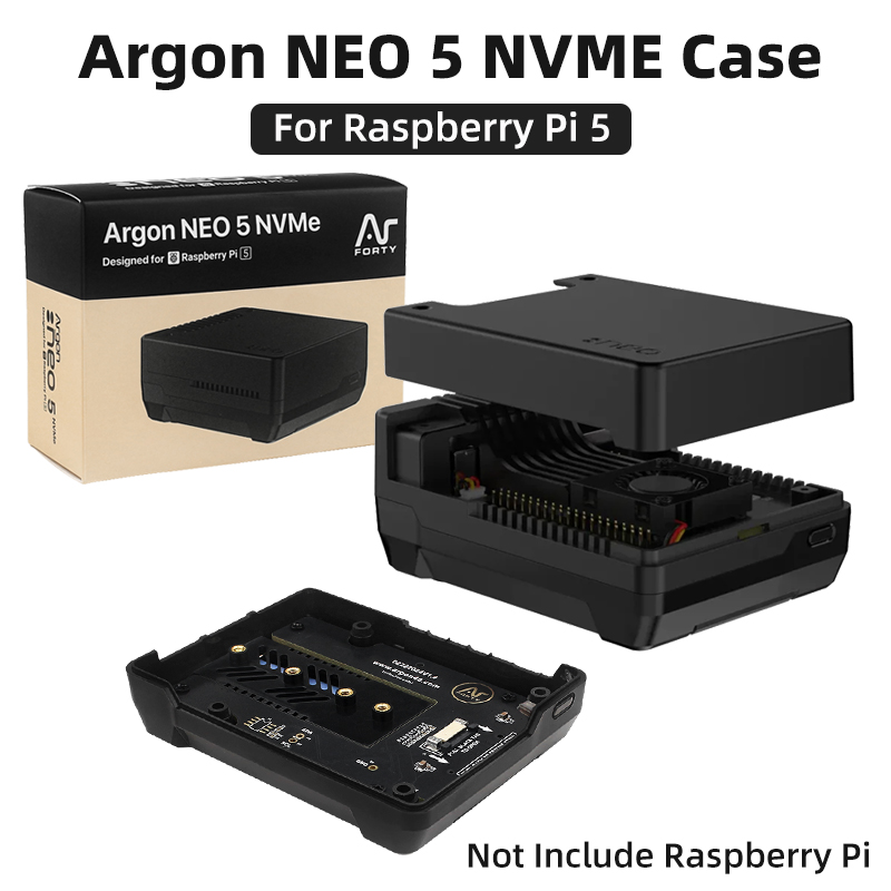 Argon One V3 M.2 Nvme Case - Raspberry Pi 5 için Argon NEO