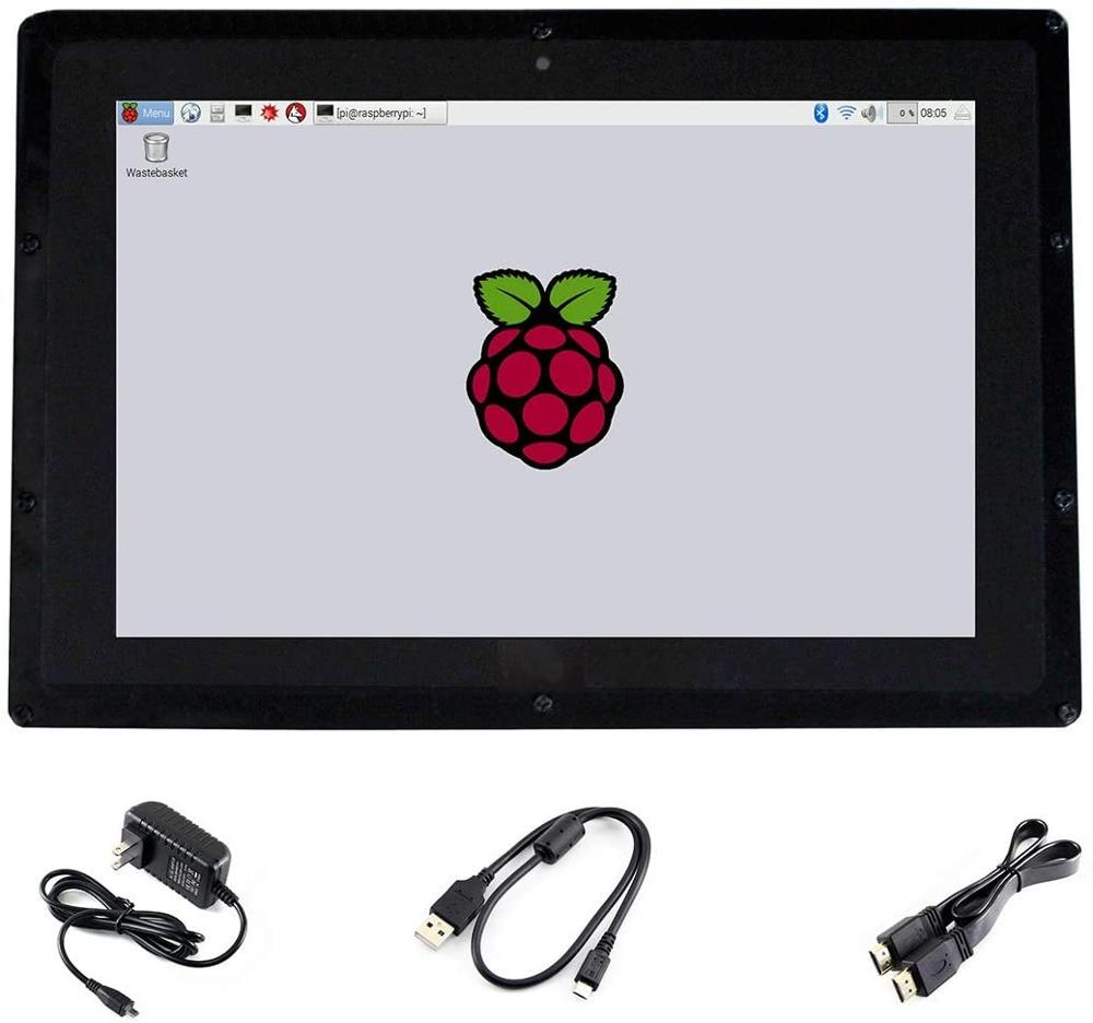 Raspberry Pi 3 B/2 B/B+/A+ içi - Raspberry Pi 10.1 Inch Capacitive Touch Screen Ips incelemesi ve fiyatı