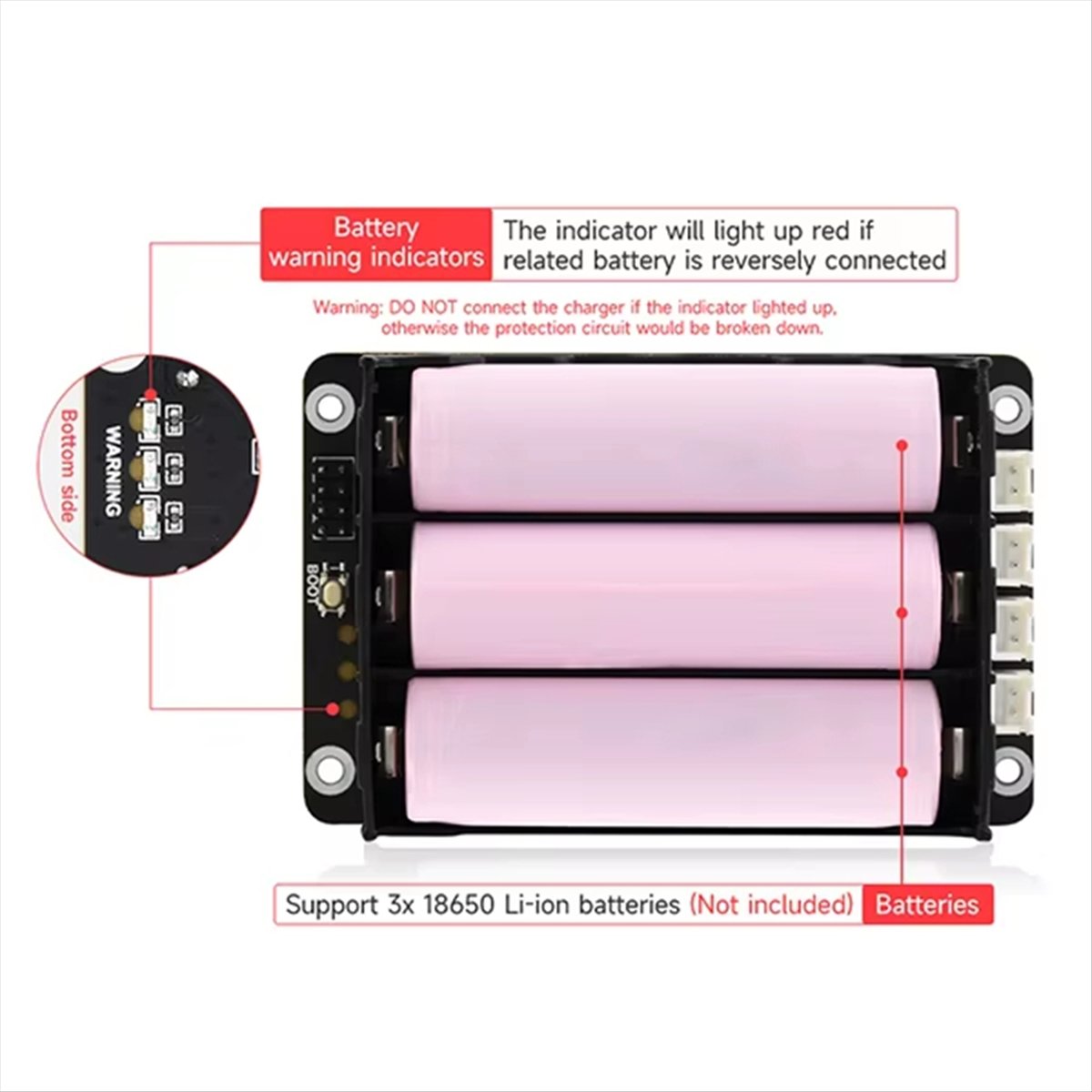 Kalıcı- Raspberry Pi 5 için UP - Raspberry Pi Uninterrupted Power Supply Ups 18650 incelemesi ve fiyatı